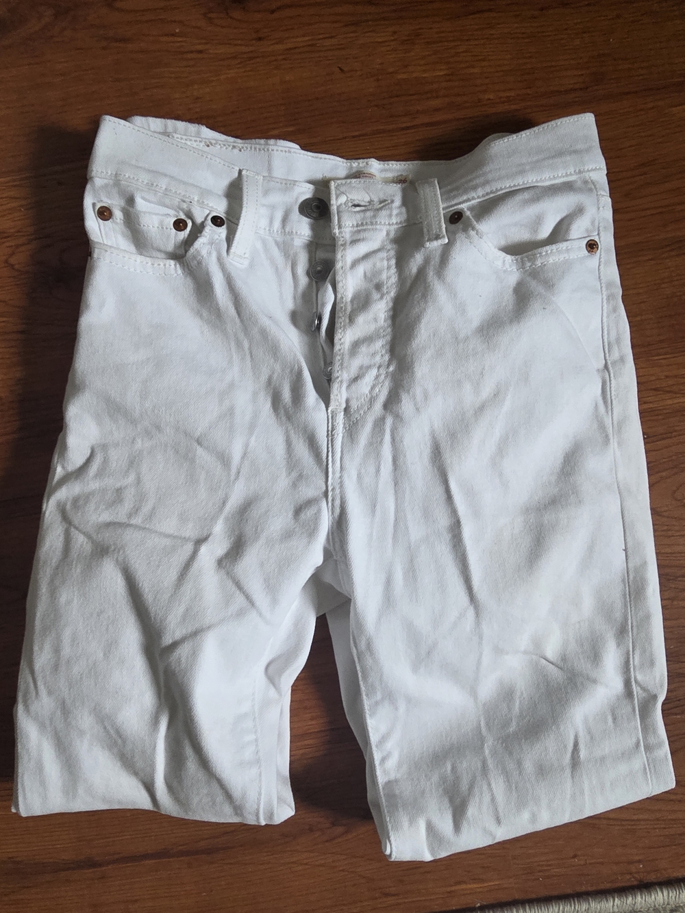Levi's Straight Leg Women's Jeans in White